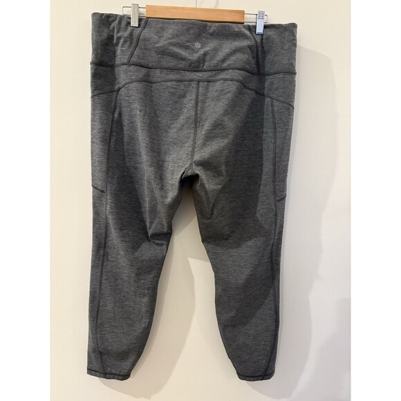 Athleta Rainier Heathered Tight Grey Size 2X - Picture 6 of 7